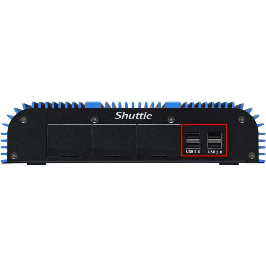 Shuttle USB01 Module 4x USB 2.0 daughter board voor industrieel Box-PCs - Afbeelding 3