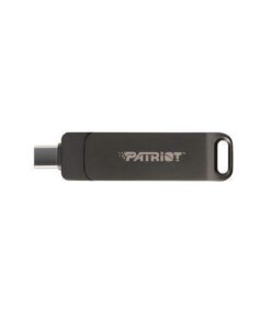 Patriot PE32GR550DSAD RAGE R550 USB Stick, 32 GB, USB 3.2 Gen 1 Type A+C, Swing, Black