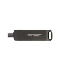 Patriot PE512GR550DSAD RAGE R550 USB Stick, 512 GB, USB 3.2 Gen 1 Type A+C, Swing, Black