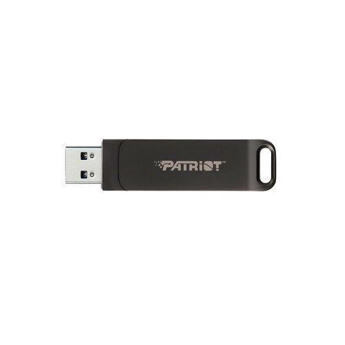 Patriot PE64GR550DSAD RAGE R550 USB Stick, 64 GB, USB 3.2 Gen 1 Type A+C, Swing, Black - Afbeelding 2
