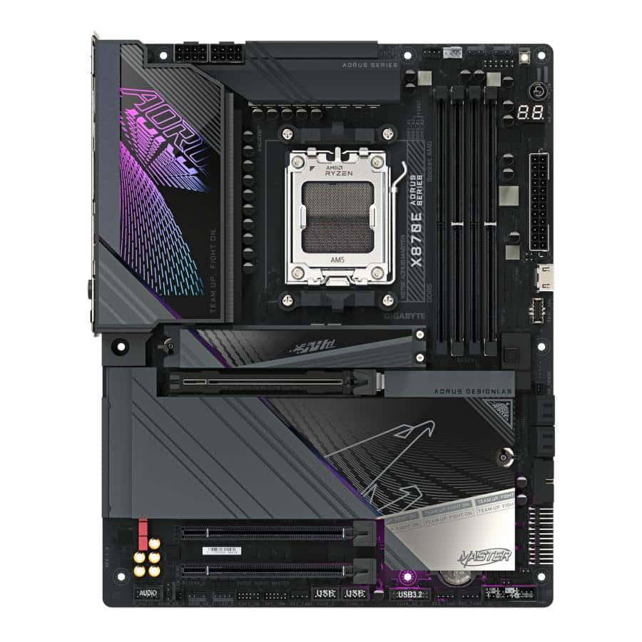GIGABYTE X870E AORUS MASTER moederbord AMD X870 Socket AM5 ATX - Afbeelding 3