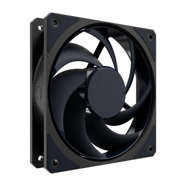 Cooler Master MFZ-M2NK-21NPK-R1 Mobius 120 Black Edition, 120 mm, 0-2050 RPM ± 10%, Non-LED - Afbeelding 2