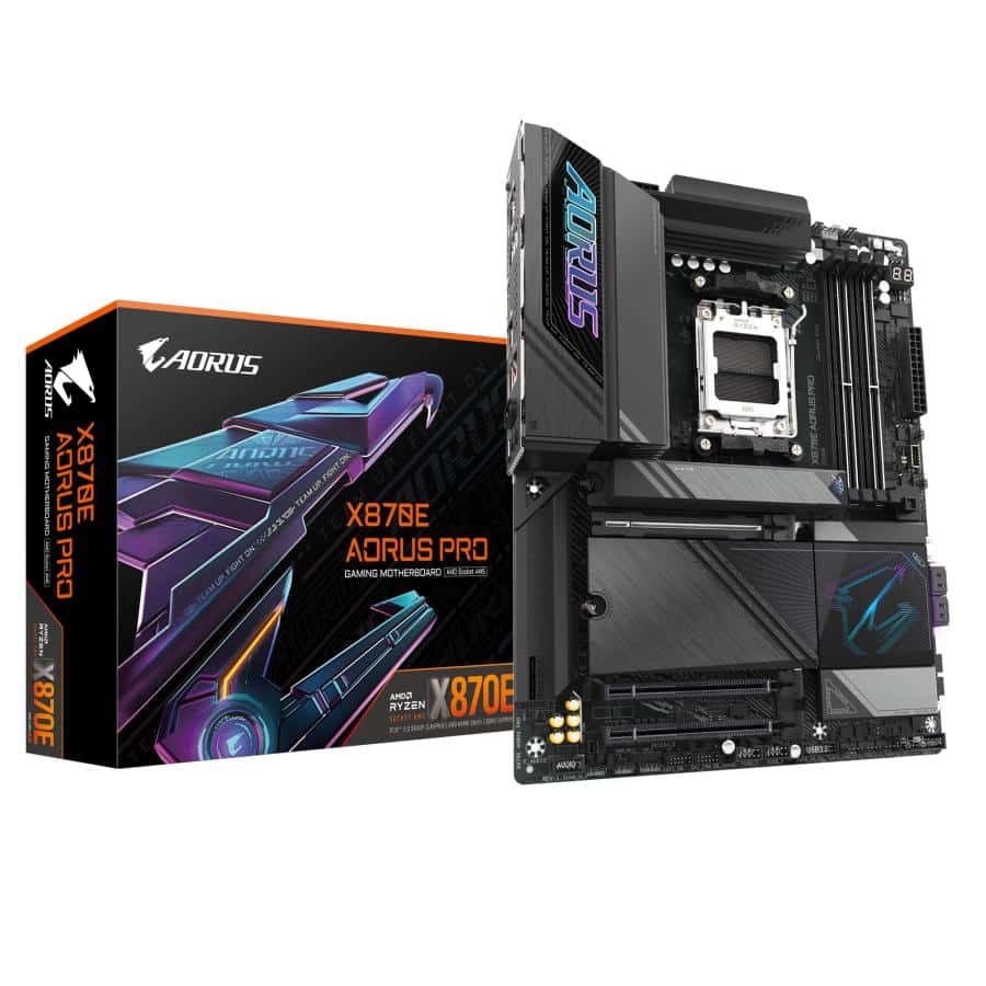GIGABYTE X870E AORUS PRO moederbord AMD X870E Socket AM5 ATX - Afbeelding 2