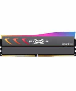 Silicon Power SP064GXLWU64AFDK STORM DIMM GRAY, 64GB, 32GBx2, DDR5, 6400 Mhz, CL32, 1.4v, 2Gx8, RGB
