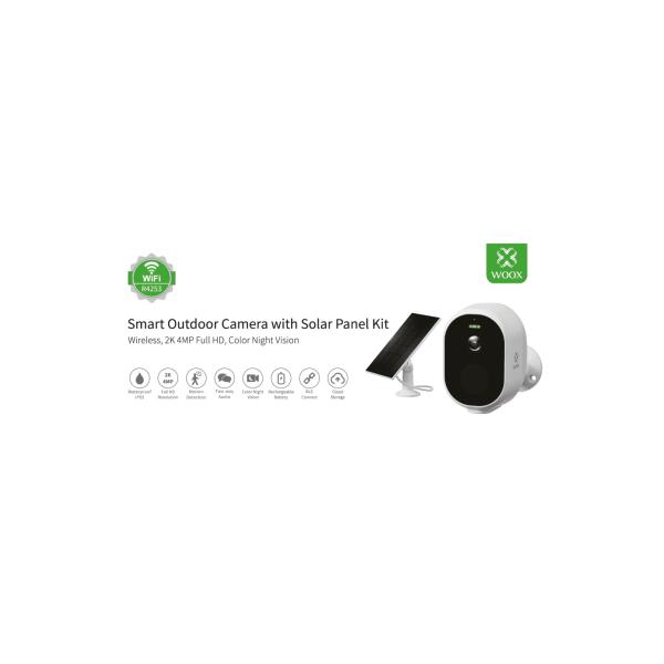 WOOX R4253-W Smart Outdoor Camera, Wi-Fi 2.4 Ghz, 2K, F2.0 1/2.8" 4Megapixel , H92°/ V66° / D128° - Afbeelding 4
