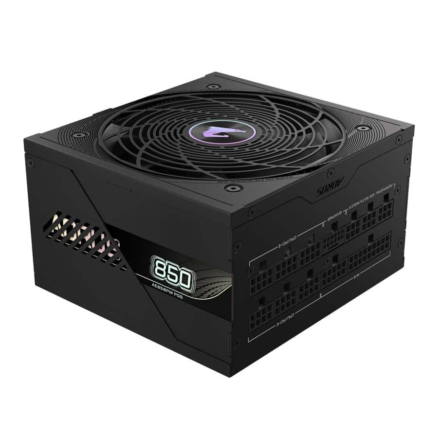 GIGABYTE AORUS ELITE P850W power supply unit 850 W 20+4 pin ATX Zwart - Afbeelding 6