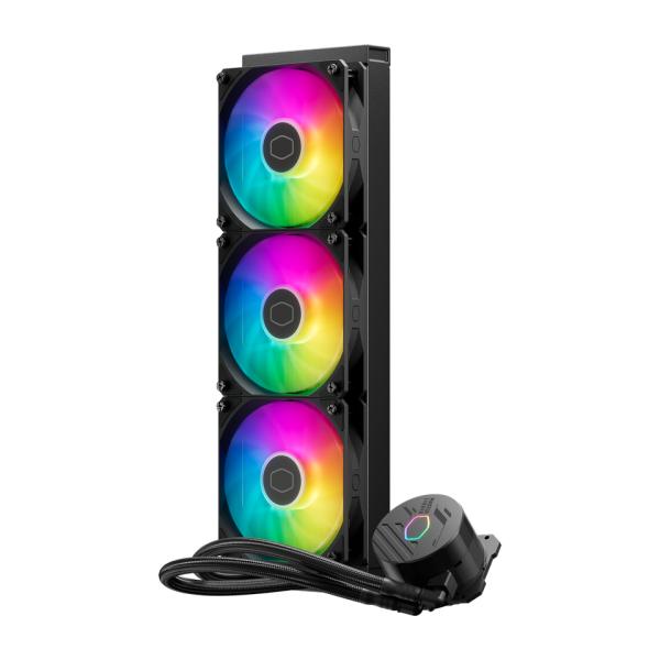 Cooler Master MLW-D36M-A18PA-R1 MasterLiquid 360 Core II ARGB, 360mm radiator, 3x 120mm ARGB Gen 2 - Afbeelding 2