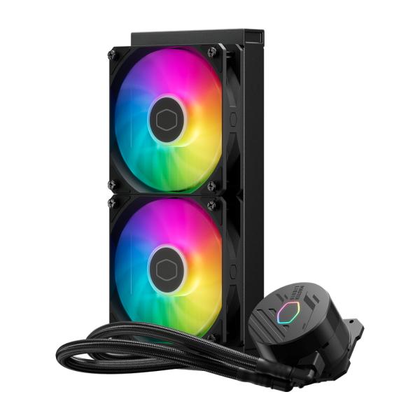 Cooler Master MLW-D24M-A18PA-R1 MasterLiquid 240 Core II ARGB, 280mm radiator, 2x 120mm, ARGB2 Gen 2 - Afbeelding 2