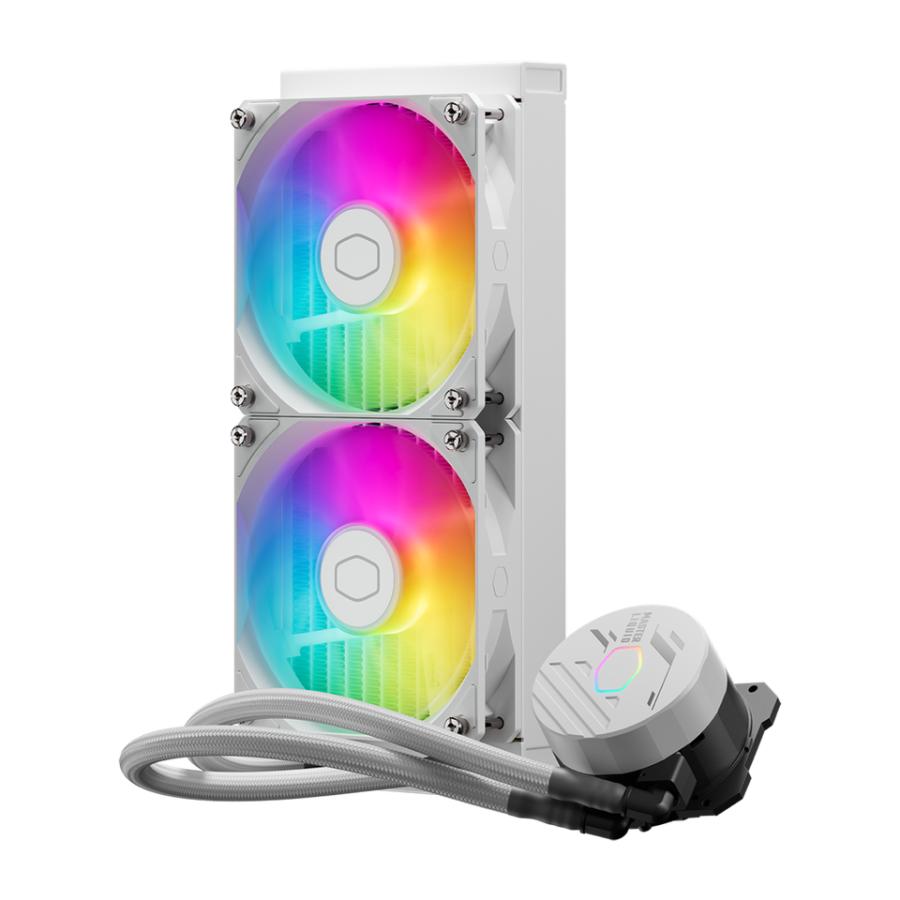 Cooler Master MLW-D24M-A18PA-RW MasterLiquid 240 Core II ARGB White, 2x 120mm ARGB, 4-pin PWM - Afbeelding 2