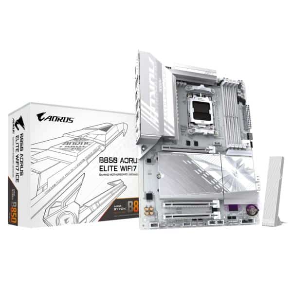GIGABYTE B850 AORUS ELITE WIFI7 ICE Moederbord - Afbeelding 2
