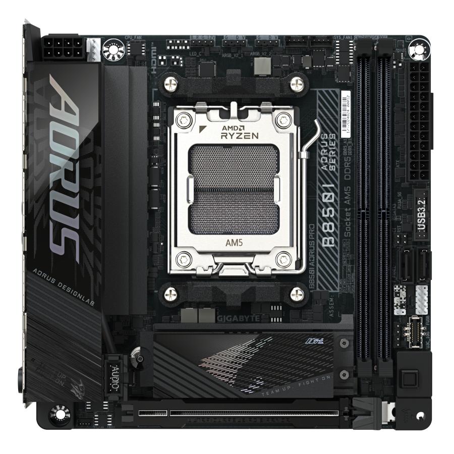 GIGABYTE B850I AORUS PRO moederbord AMD B850 Socket AM5 mini ITX - Afbeelding 3