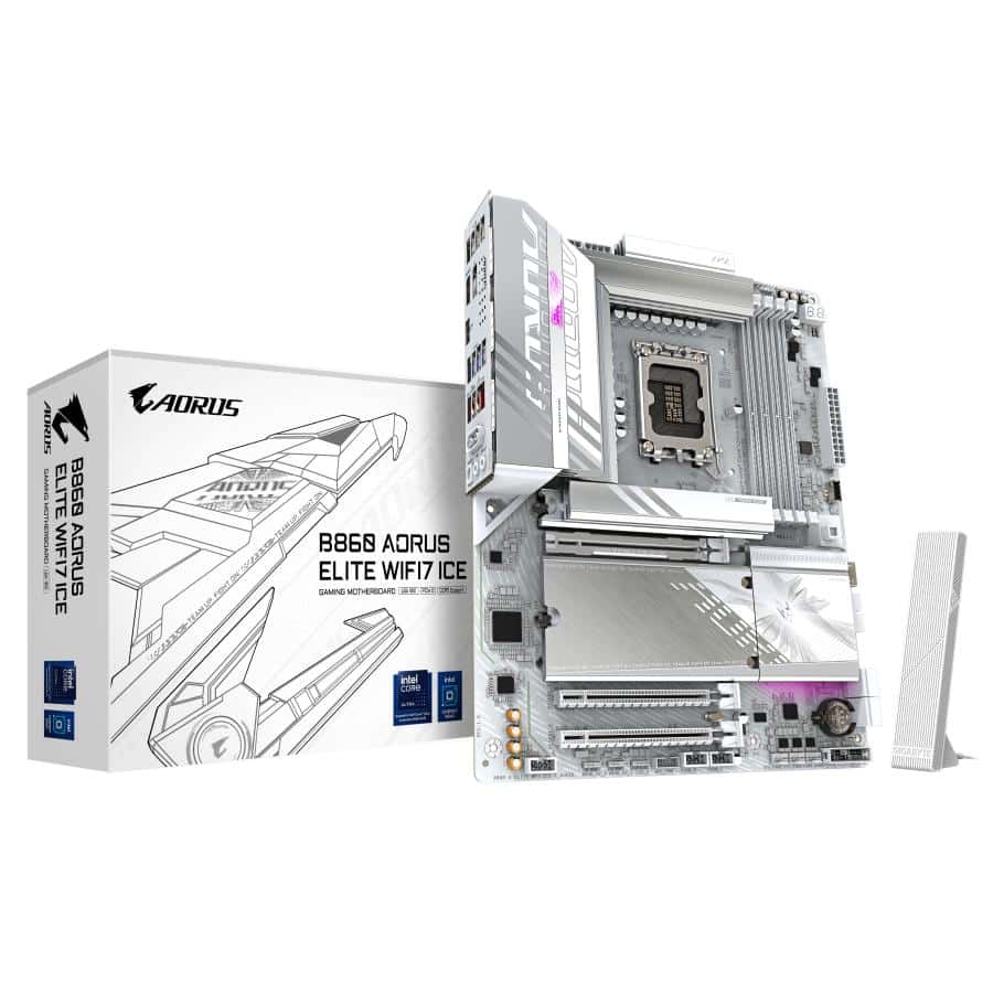 GIGABYTE B860 AORUS ELITE WIFI7 ICE Intel B860 LGA 1851 (Socket V1) ATX - Afbeelding 6