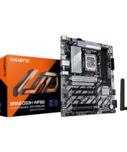GIGABYTE B860 DS3H WIFI6E moederbord Intel B860 LGA 1851 (Socket V1) ATX - Afbeelding 2
