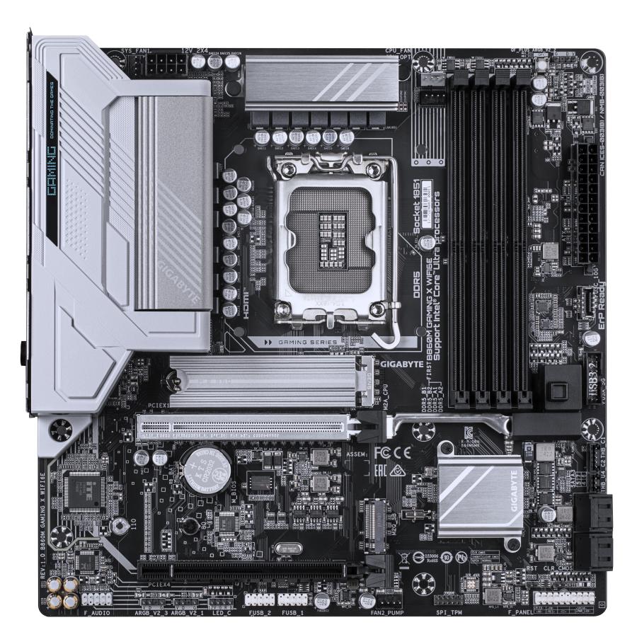 GIGABYTE B860M GAMING X WIFI6E moederbord Intel B860 LGA 1851 (Socket V1) micro ATX - Afbeelding 6