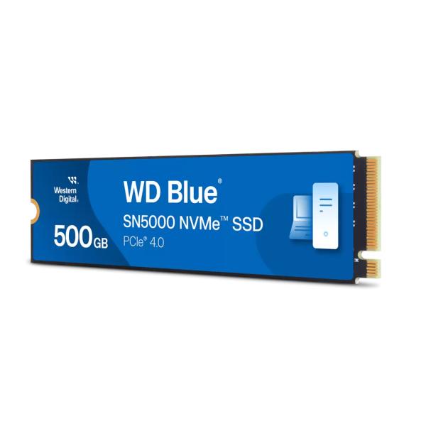 Western Digital WDS500G4B0E SN5000 Blue SSD, 500GB, M.2 NVMe Gen 4.0, 5000/ 4000 MB/s, 770K IOPS - Afbeelding 2