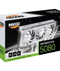 INNO3D N50803-16D7X-17605211 GEFORCE RTX 5080 X3 OC WHITE, ATX, 16 GB, GDDR7, 256-bit, PCIe 5, 360W - Afbeelding 2