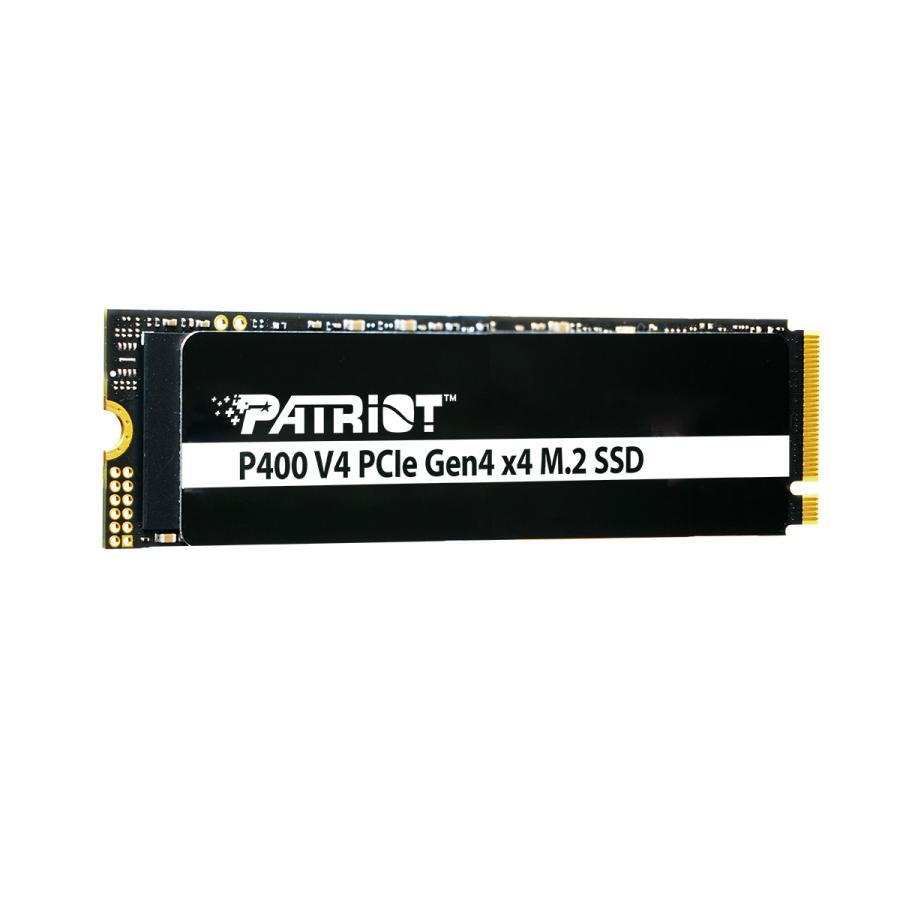 Patriot P400VP1TBM28H P400 V4 SSD, 1TB M.2 2280 PCIe Gen 4x4, 6200/ 5200 MB/s, Black, Heatsink - Afbeelding 2