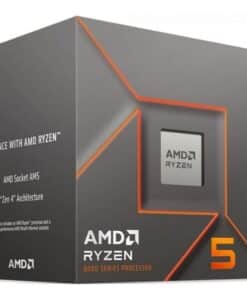 AMD 100-100001591BOX Ryzen 5 8400F CPU, AMD AM5, 6-Core HT, 4,2 GHz, 16 MB L3, BOX
