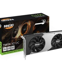 INNO3D N50702-12D7X-195064N GeForce RTX™ 5070 TWIN X2 OC, ATX, 12 GB, GDDR7, 192-bit, 672 GB/s