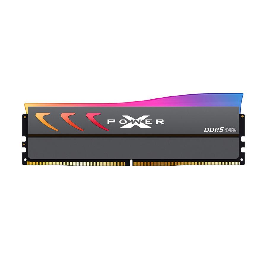 Silicon Power SP032GXLWU64AFSK DDR5 STORM DESKTOP DIMM, 32 GB x1, DDR5, 6400 Mhz, CL32, RGB, Gray