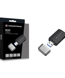 Conceptronic BIAN06B geheugenkaartlezer USB 3.2 Gen 1 (3.1 Gen 1) Type-A Zwart - Afbeelding 6