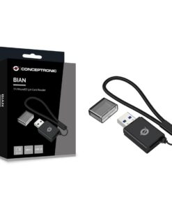 Conceptronic BIAN07B geheugenkaartlezer USB 3.2 Gen 1 (3.1 Gen 1) Type-A Zwart - Afbeelding 5