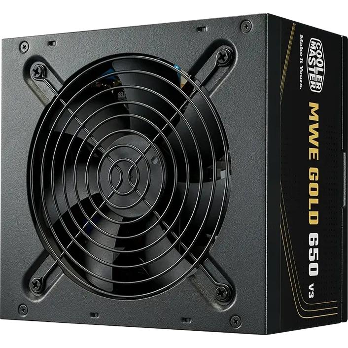 Cooler Master MPE-6502-ACAAG-3BEU MWE Gold 650 V3 Non Modular, ATX 12V Ver. 3.1, 550W, >90%, Black