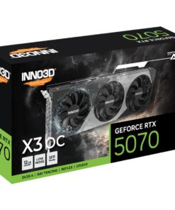 INNO3D N50703-12D7X-195064L GEFORCE RTX 5070 X3 OC, 12 GB, GDDR7, 192-bit, 28 Gbps, 672 GB/s, 650W - Afbeelding 3
