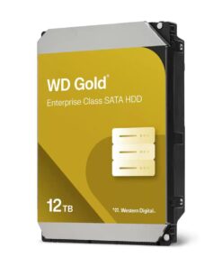 Western Digital WD122KRYZ Gold HDD, 12 TB, 3.5", SATA 6 Gbps, 7200 RPM, 256MB, 512e