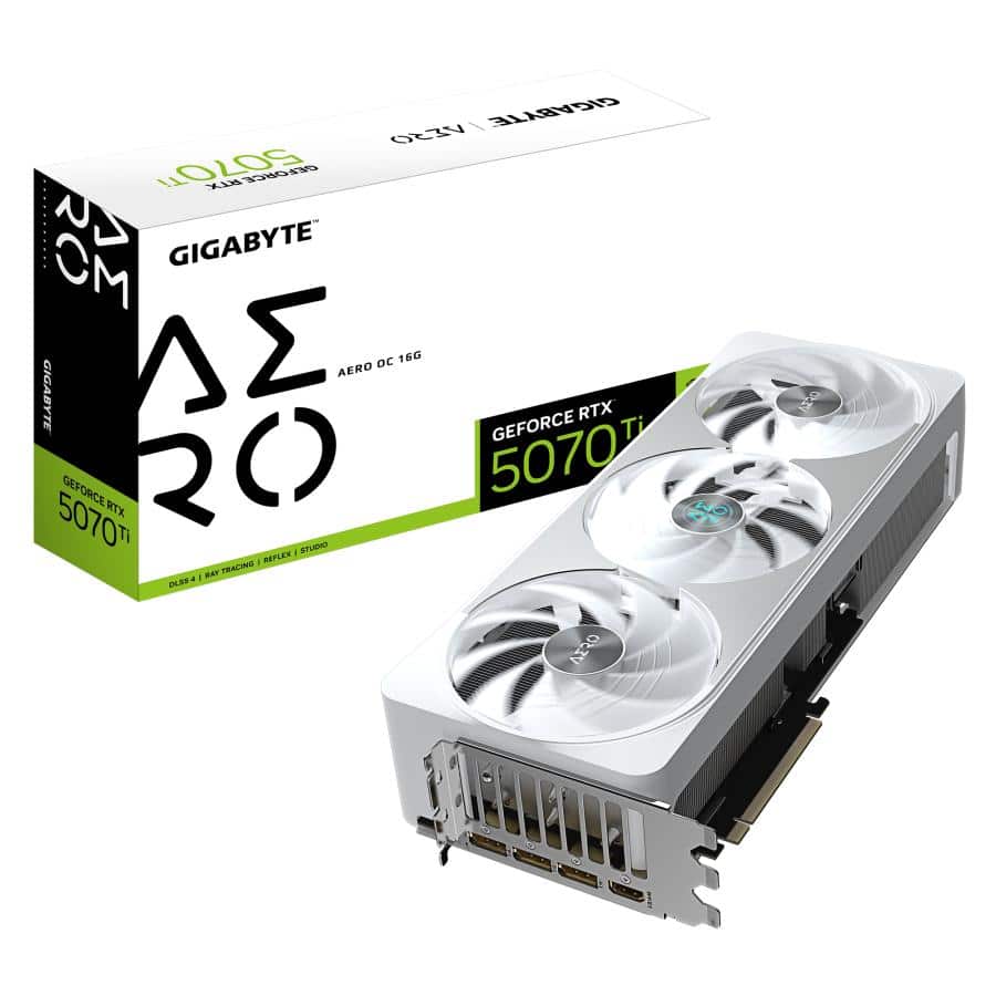 GIGABYTE GeForce RTX 5070 Ti AERO OC 16G Grafische Kaart - Afbeelding 2