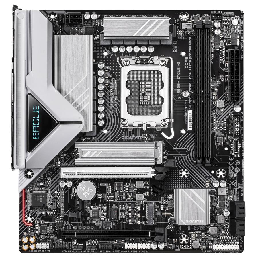 GIGABYTE B860M EAGLE V2 moederbord Intel B860 LGA 1851 (Socket V1) micro ATX - Afbeelding 3