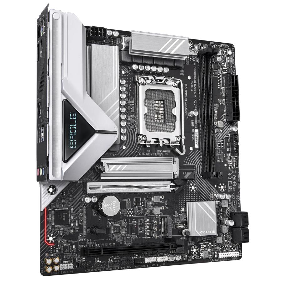 GIGABYTE B860M EAGLE V2 moederbord Intel B860 LGA 1851 (Socket V1) micro ATX - Afbeelding 4