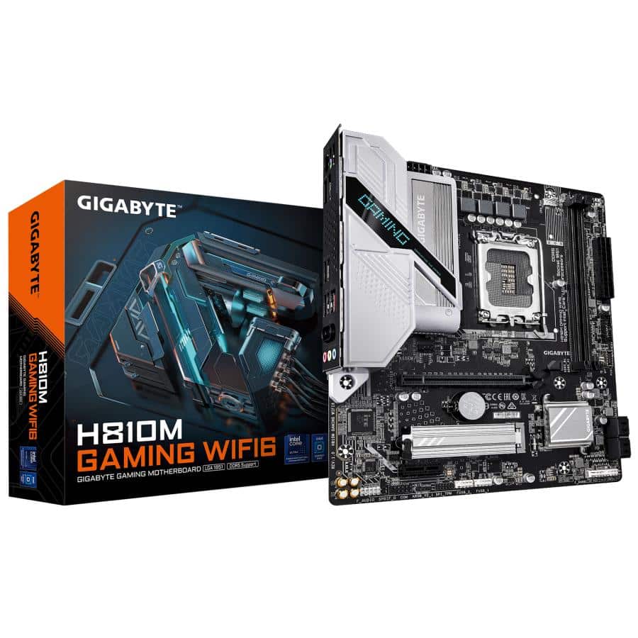 GIGABYTE H810M GAMING WIFI6 moederbord Intel H810 LGA 1851 (Socket V1) micro ATX - Afbeelding 2