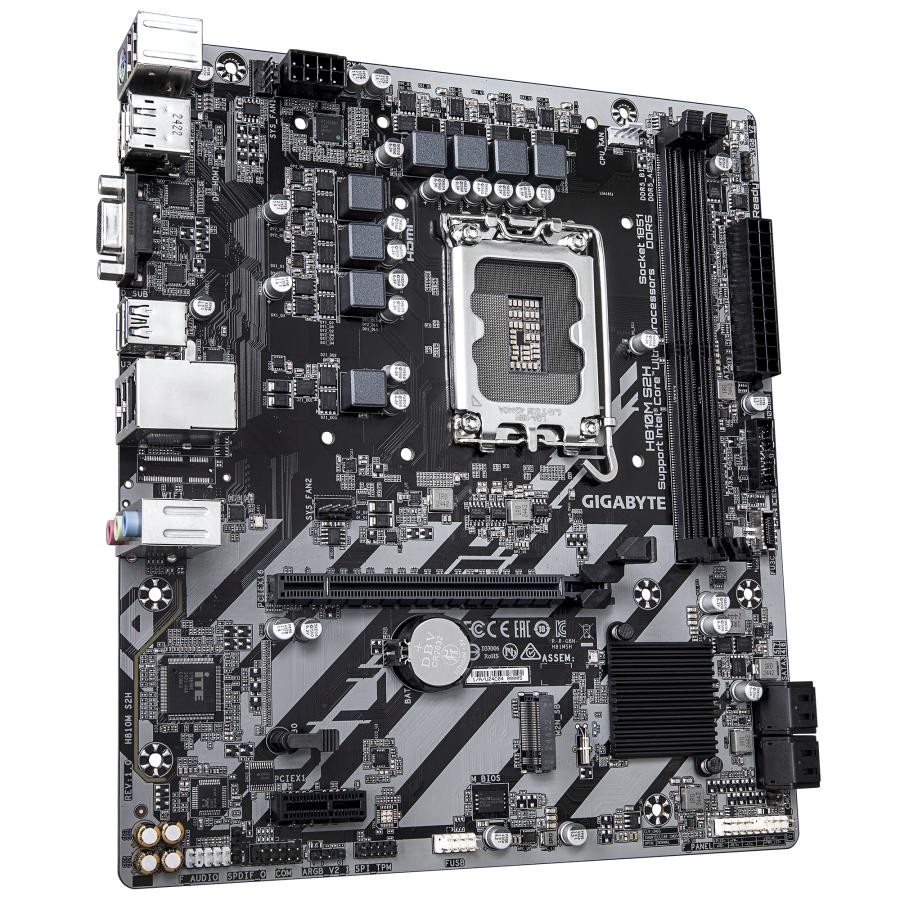 GIGABYTE H810M S2H moederbord Intel H810 LGA 1851 (Socket V1) micro ATX - Afbeelding 4
