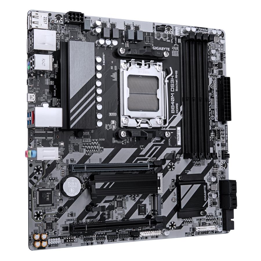 GIGABYTE B840M DS3H moederbord AMD B840 Socket AM5 micro ATX - Afbeelding 4