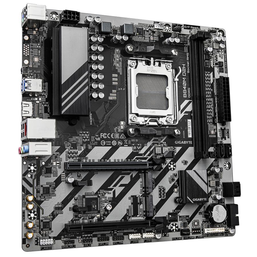 GIGABYTE B840M D2H moederbord AMD B840 Socket AM5 micro ATX - Afbeelding 4