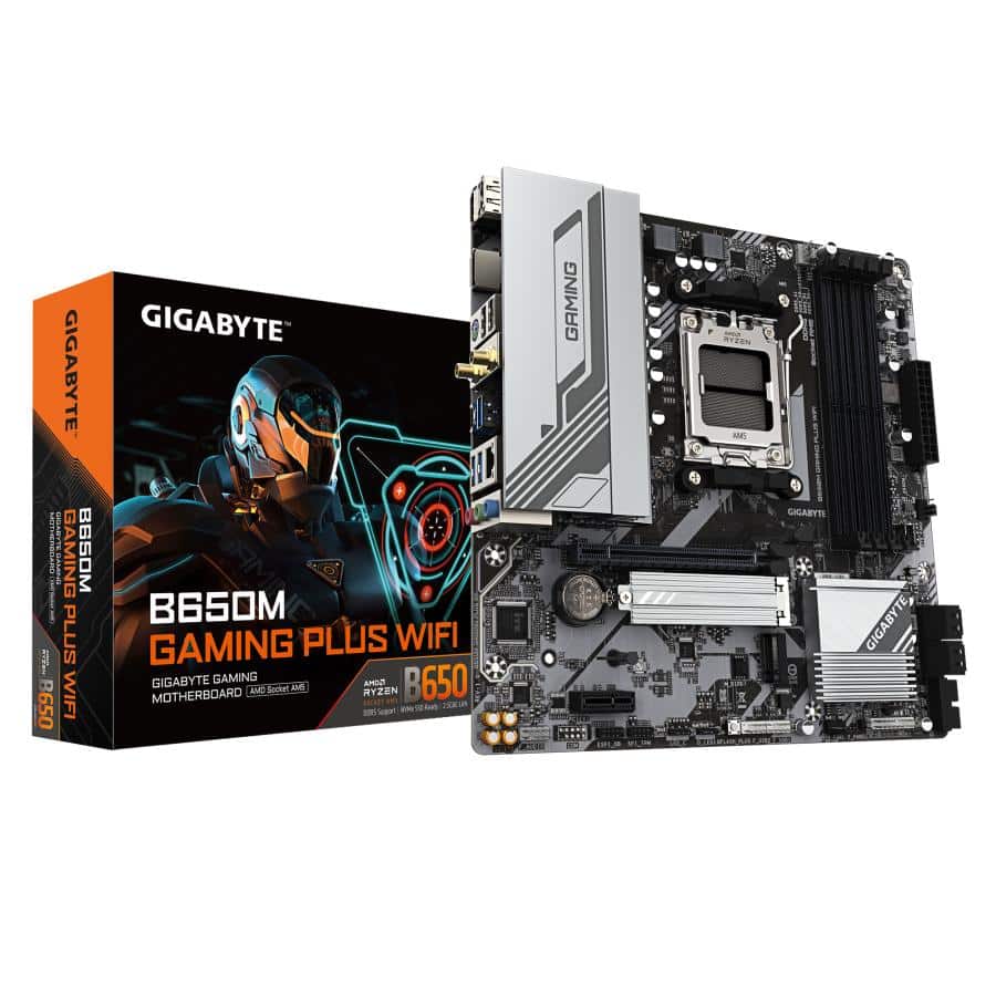 GIGABYTE B650M GAMING PLUS WIFI AMD B650 Socket AM5 micro ATX - Afbeelding 2