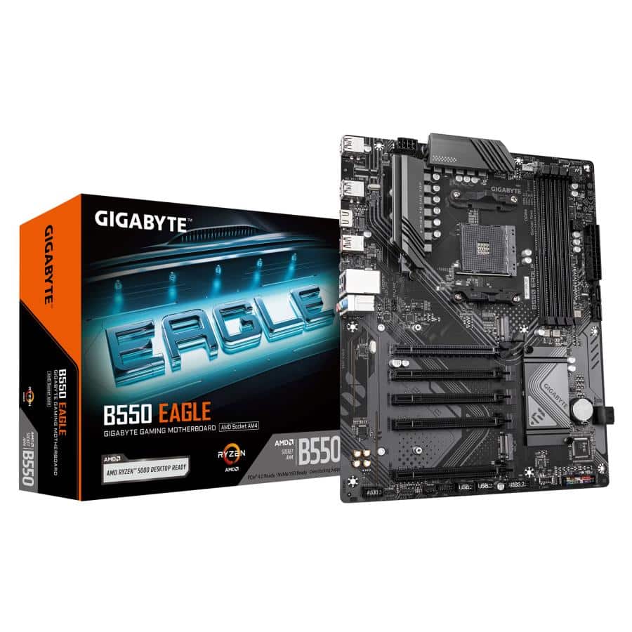 GIGABYTE B550 EAGLE moederbord AMD B550 Socket AM4 ATX - Afbeelding 2