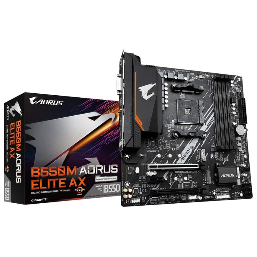GIGABYTE B550M AORUS ELITE AX Moederbord - Afbeelding 2