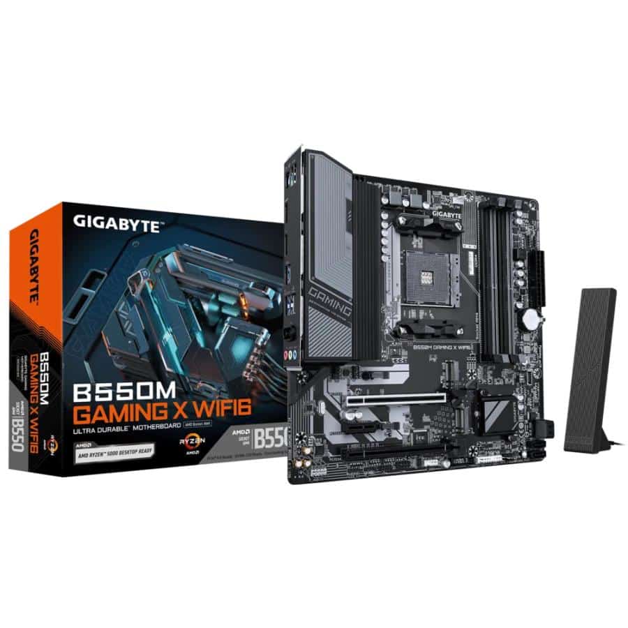 GIGABYTE B550M GAMING X WIFI6 moederbord AMD B550 Socket AM4 micro ATX - Afbeelding 2