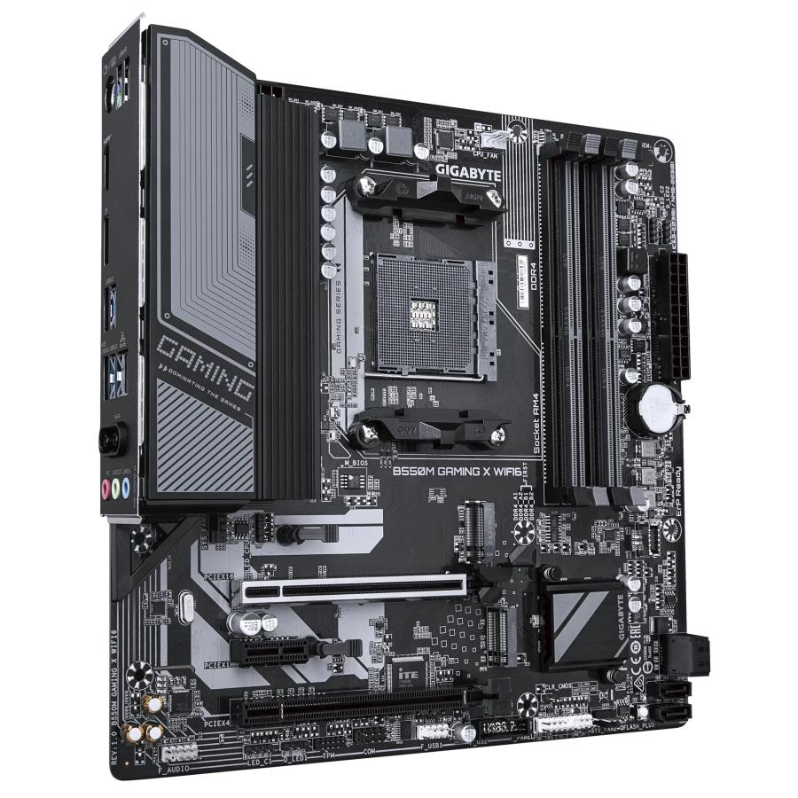 GIGABYTE B550M GAMING X WIFI6 moederbord AMD B550 Socket AM4 micro ATX - Afbeelding 4