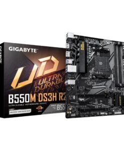 GIGABYTE B550M DS3H R2 moederbord AMD B550 Socket AM4 micro ATX - Afbeelding 2