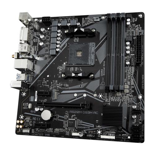 GIGABYTE A520M DS3H AC moederbord AMD A520 Socket AM4 micro ATX - Afbeelding 5