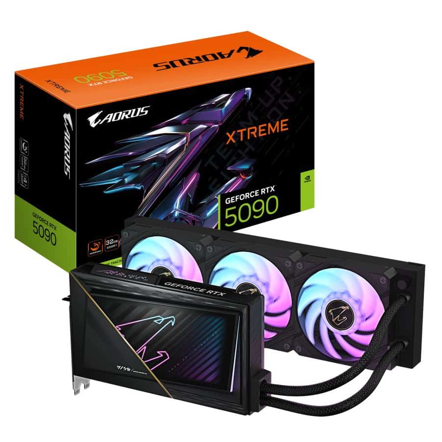 GIGABYTE AORUS GeForce RTX 5090 XTREME WATERFORCE 32G NVIDIA 32 GB GDDR7 - Afbeelding 2