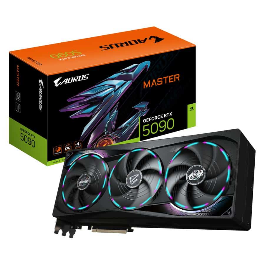 GIGABYTE AORUS GeForce RTX 5090 MASTER 32G NVIDIA 32 GB GDDR7 - Afbeelding 2