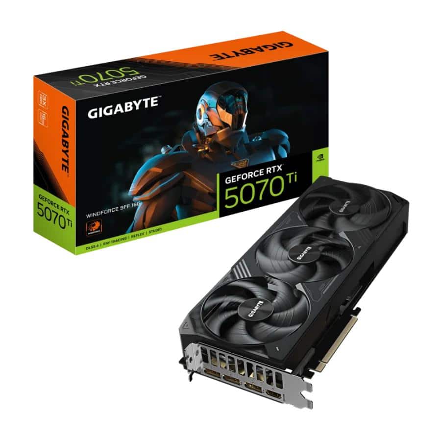 GIGABYTE GeForce RTX 5070 Ti WINDFORCE SFF 16G NVIDIA 16 GB GDDR7 - Afbeelding 2