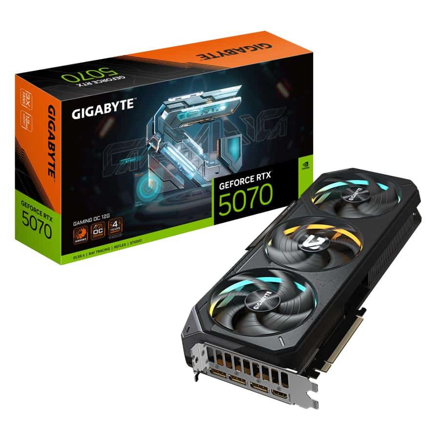 GIGABYTE GeForce RTX 5070 GAMING OC 12G Grafische Kaart - Afbeelding 2