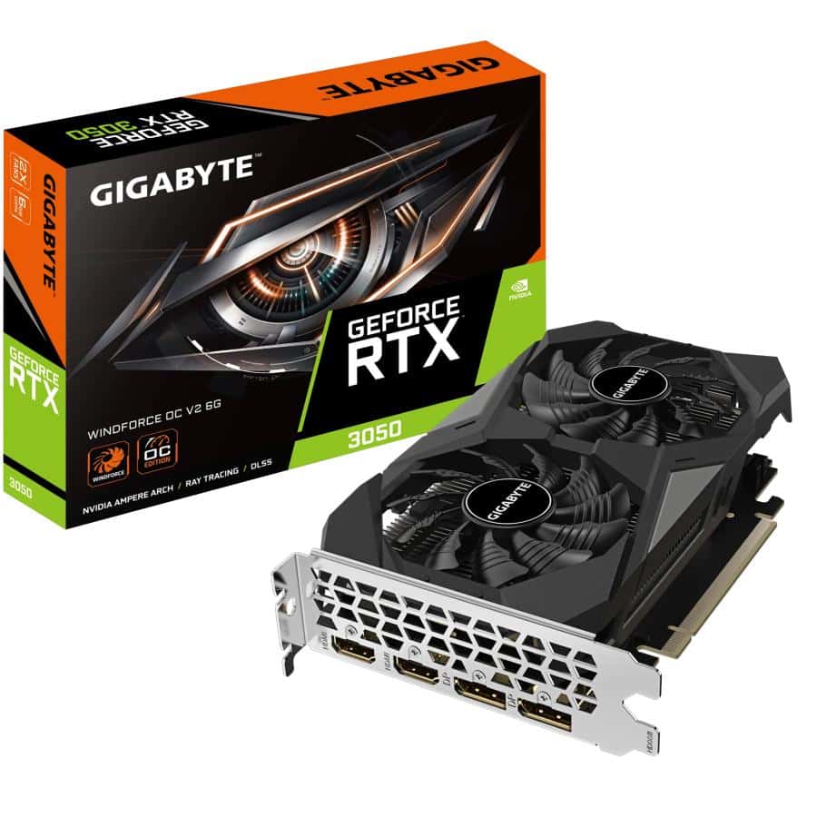 GIGABYTE GeForce RTX 3050 WINDFORCE OC V2 6G NVIDIA 6 GB GDDR6 - Afbeelding 2
