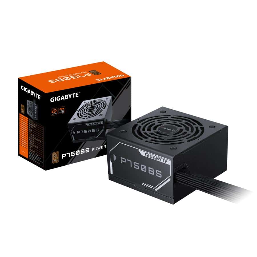 GIGABYTE P750BS power supply unit 750 W 20+4 pin ATX Zwart - Afbeelding 2