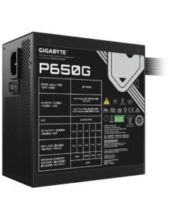 GIGABYTE GP-P650G power supply unit 650 W 20+4 pin ATX Zwart - Afbeelding 5